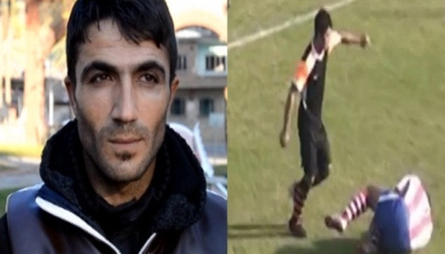 Rakibine attığı tekmeyle gündeme gelen futbolcu ilk kez konuştu