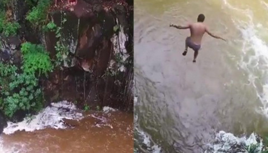 Uçurumdan atladı her yerini kırdı