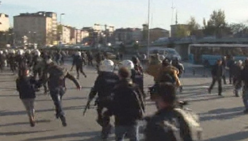 Aksarayda polis müdahalesi