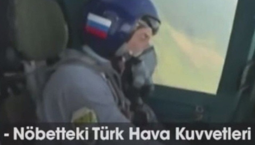 Rus uçağı böyle uyarıldı