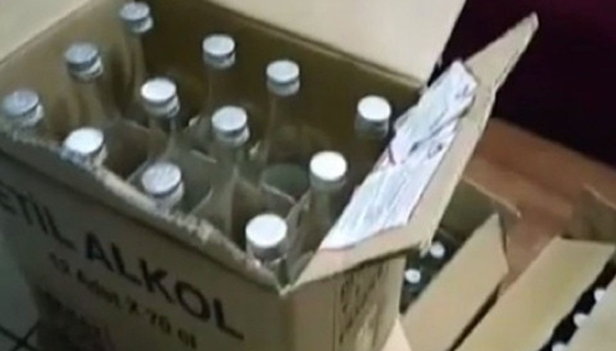 Sahte içki organize çete işi çıktı