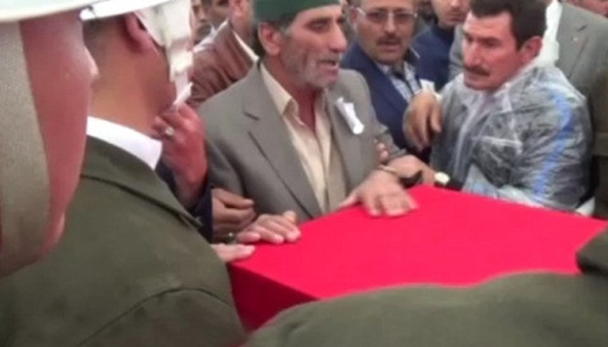 Şehit babasından terör örgütüne ders niteliğinde konuşma