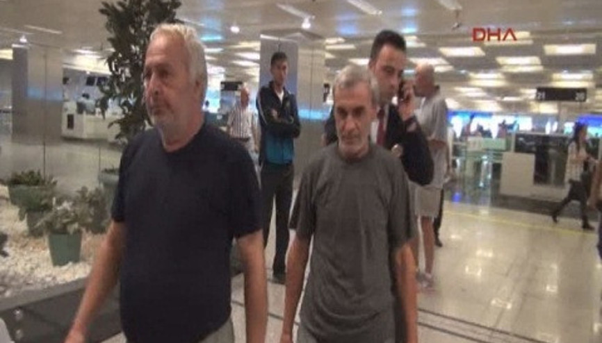 Serbest bırakılan Türk işçiler Türkiyede