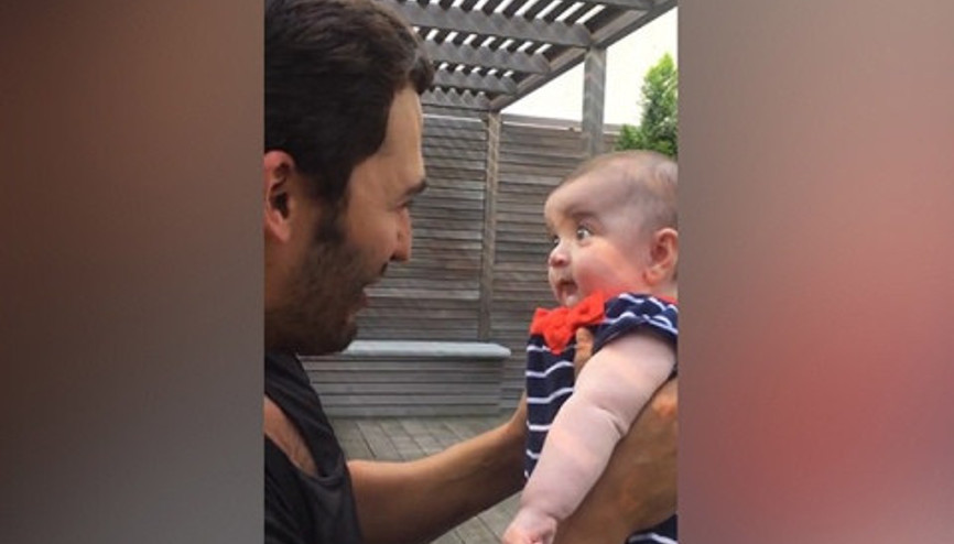 Duydukları karşısında şoke olan bebek