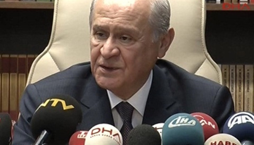 Devlet Bahçeliden Tuğrul Türkeşe yanıt