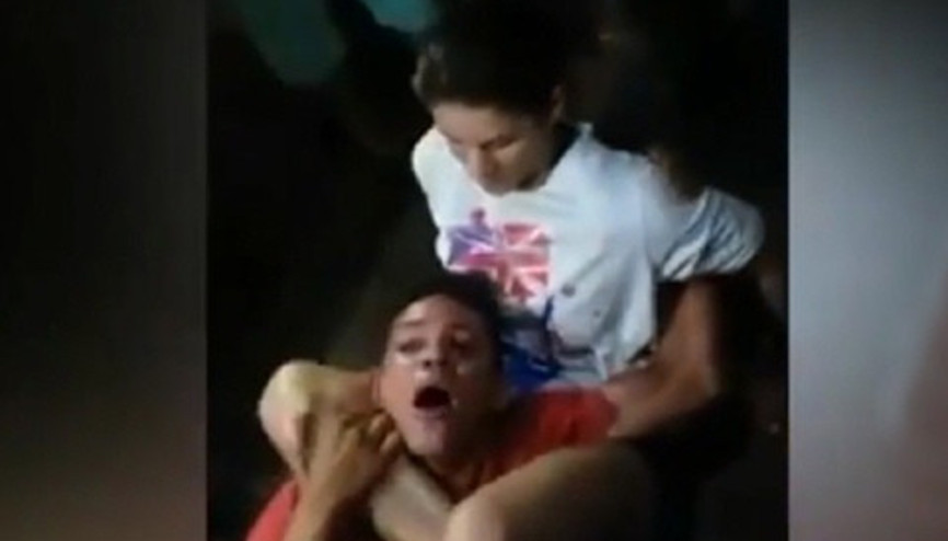 Hırsız profesyonel dövüşçüye denk gelince perişan oldu Hırsız profesyonel dövüşçüye denk gelince perişan oldu