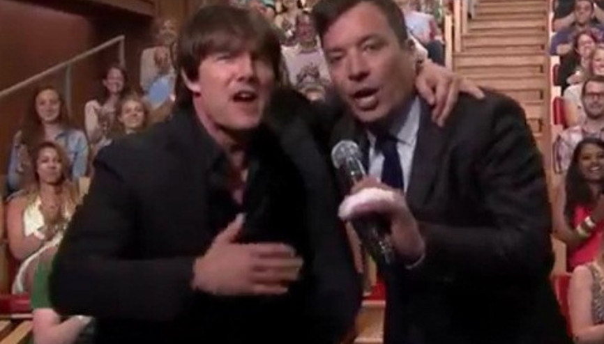 Tom Cruise ve Jimmy Fallonun playback savaşı