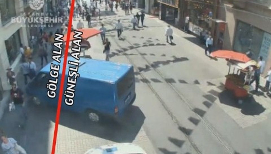 Aşırı sıcaklık İstiklal Caddesinde kendini böyle gösterdi