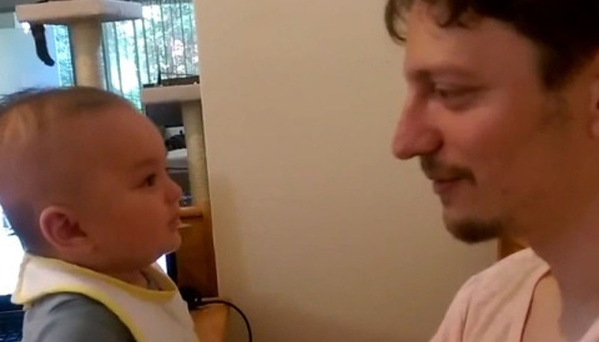 3 aylık bebek Seni Seviyorum dedi