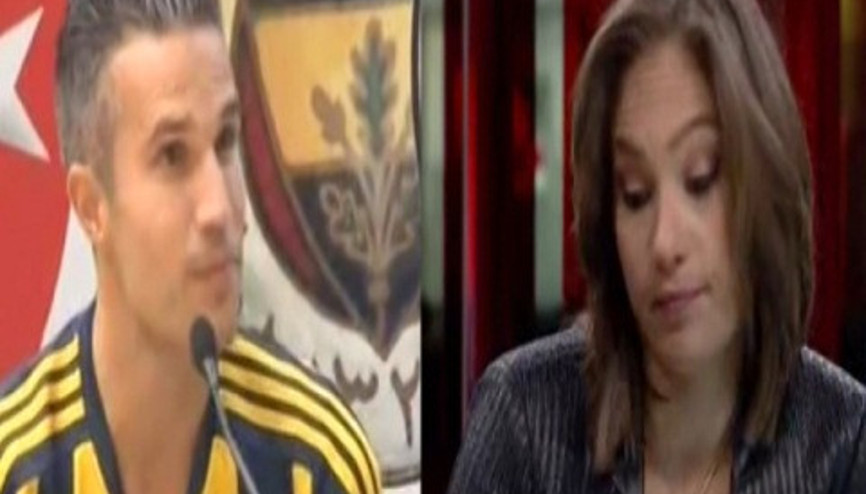 Nevşin Mengü, yayına  Robin Van Persie için ara verince...