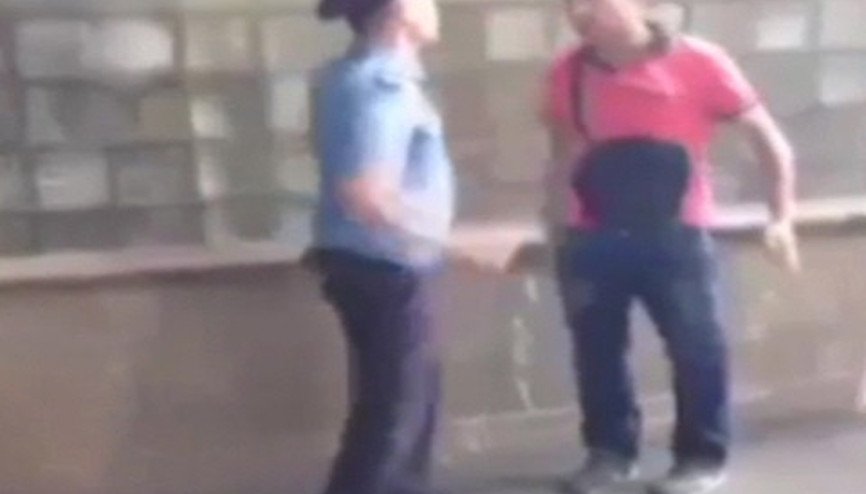 Polisten önce nakavt sonra gözaltı