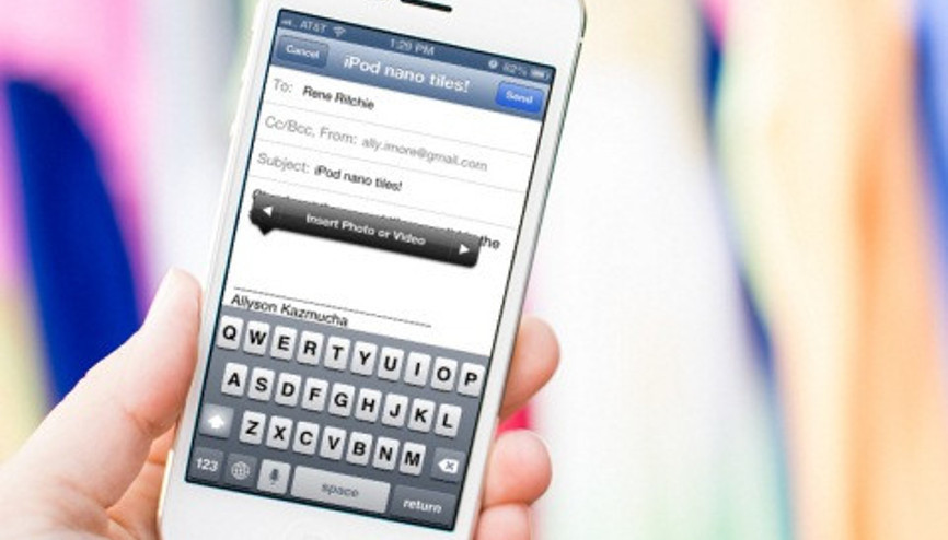 iPhone/iPadde maile görsel nasıl eklenir