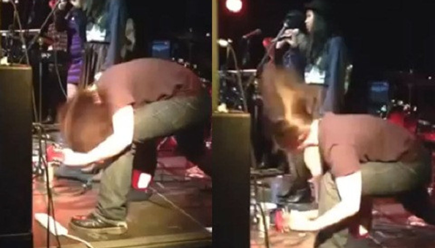 Çaldığı grubu çok yanlış anlayan gitarist