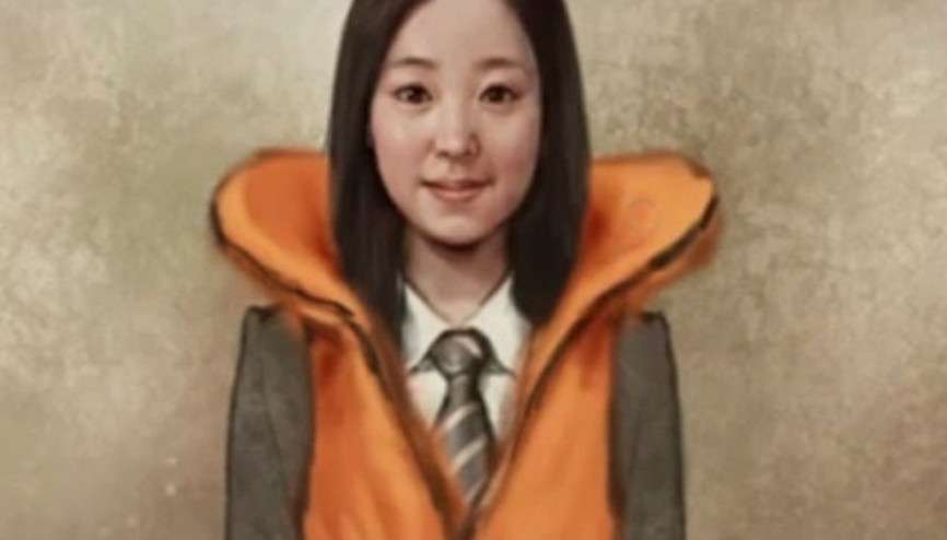 Kaybolan kızının fotoğraflarını resmeden adam