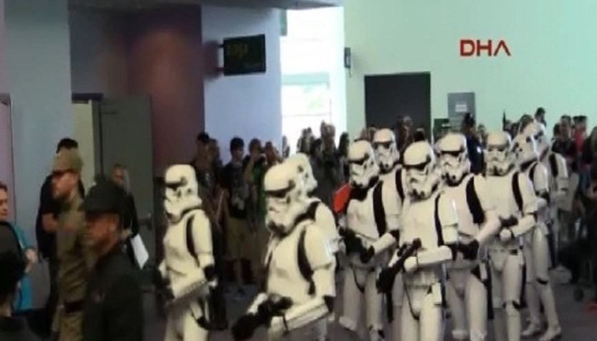 Los Anglesta Star Wars fuarı