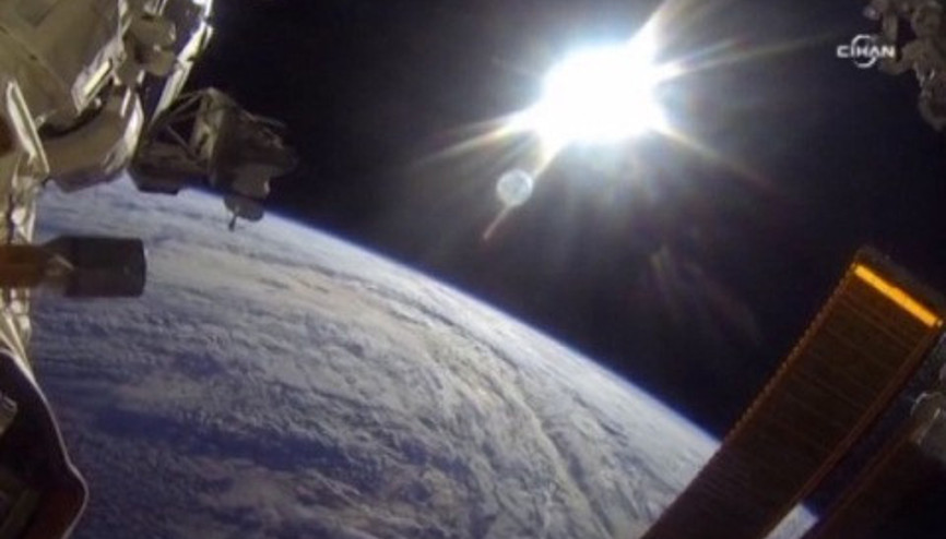 Astronotların uzay yürüyüşü ‘GoPro’ kamerasında