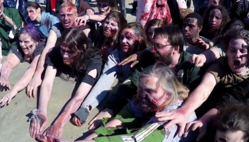 Şehirde zombi paniği