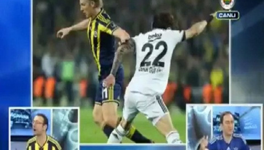 Fenerbahçe TVde Sowun golüne verilen tepki