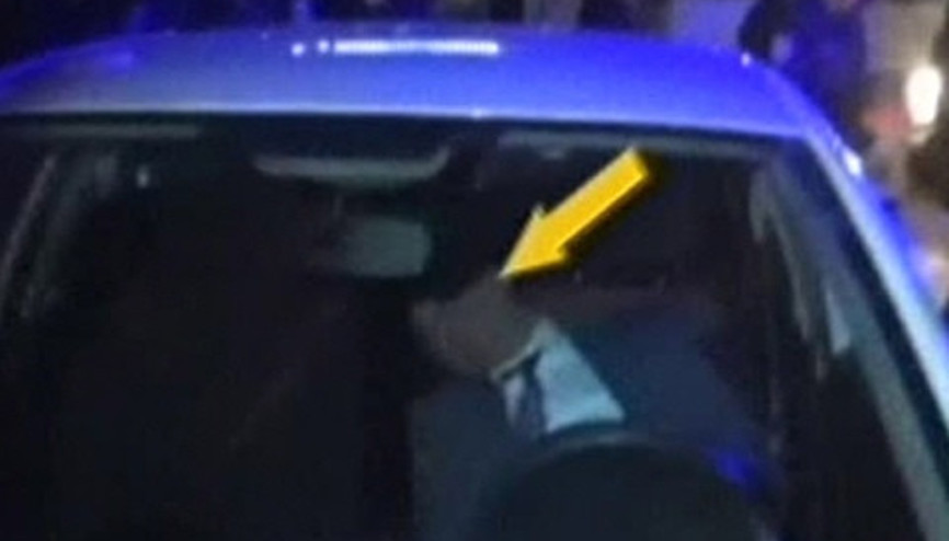 Baygın sürücüyü kurtarma operasyonu