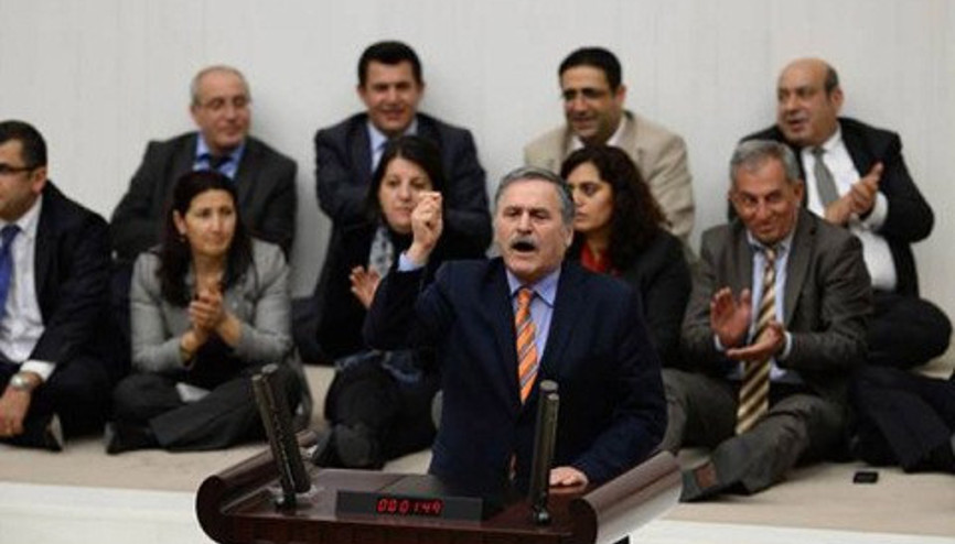 CHPli Çelebi, 5 dakika boyunca kahrolsun faşizm dedi