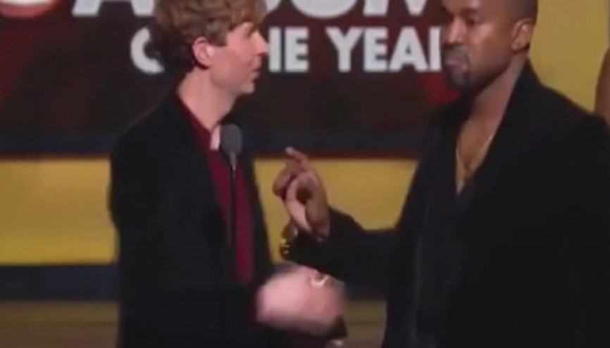 Kanye West az kalsın Becke müdahale ediyordu