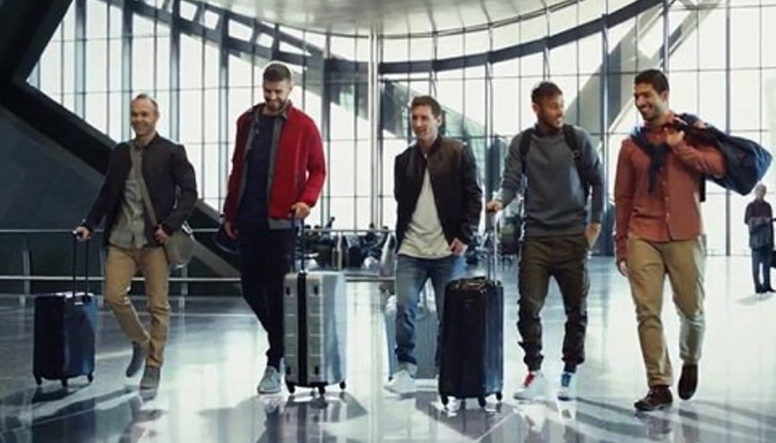 Barçanın yıldızlarından çok konuşulan reklam