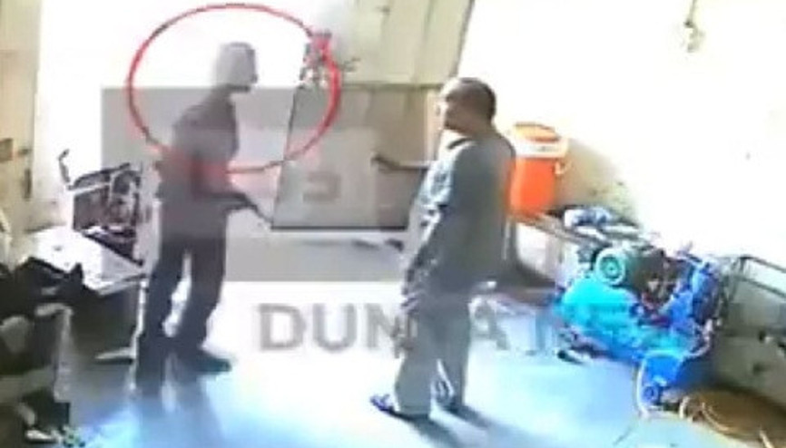 Cinayet anı kamerada