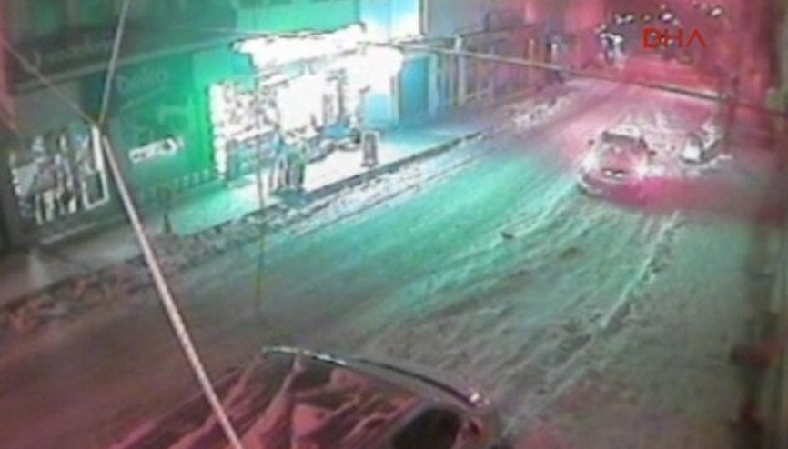 Kalorifer kazanı böyle patladı