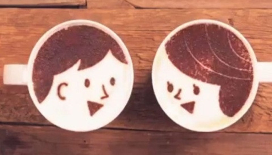 Latte sanatı ile sıcacık bir aşk hikayesi