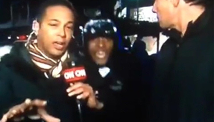 Canlı yayında CNN muhabirine küfür şoku