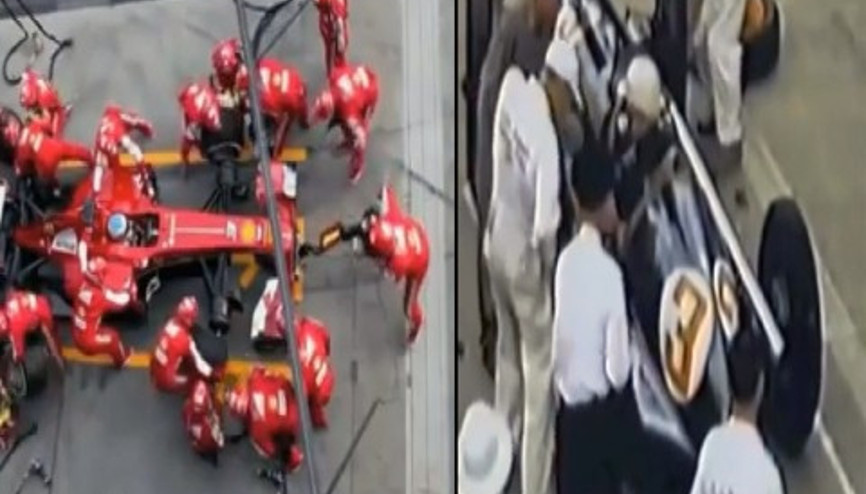 Formula 1 pit stoplarının tarihsel gelişimi