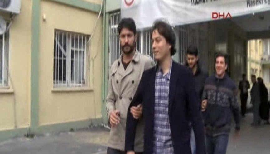 Çuval geçiren TGBli protestocular adliyede
