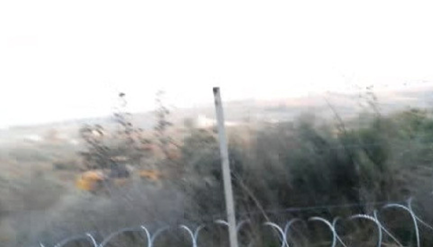 Köylülerle güvenlik görevlileri arasında arbede gündüz görüntüleri