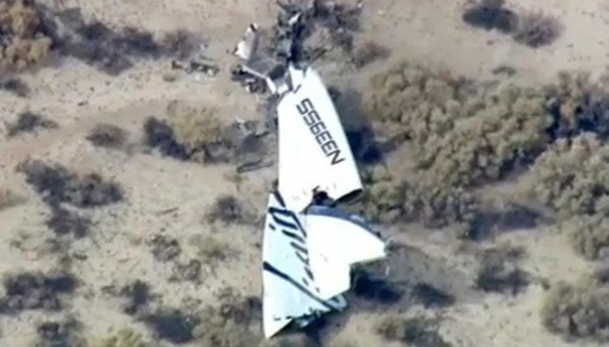 Turistik uzay gemisi çöle çakıldı