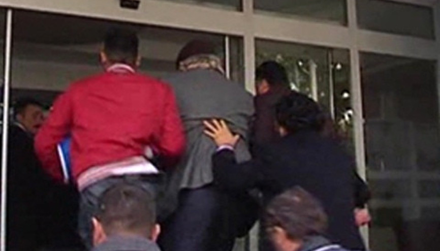 Osman Yıldırım, polis nezaretinde THK binasına getirildi