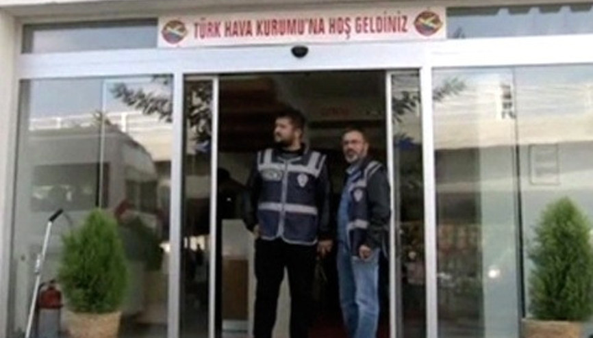 Türk Hava Kurumunda polis arama yaptı