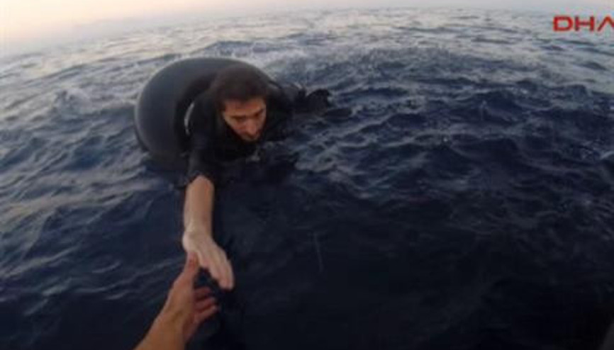 Egede üç günde 385 kaçak son anda kurtarıldı