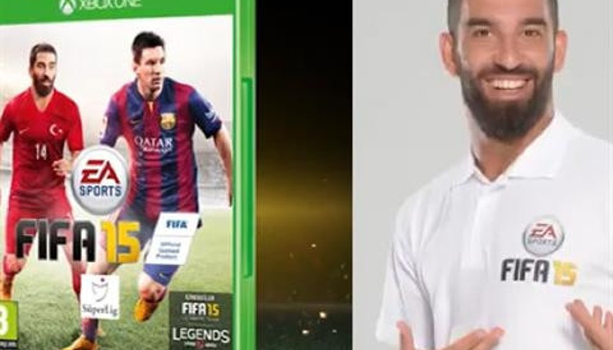 Arda Turan FIFA 15in kapağında Arda Turan FIFA 15in kapağında