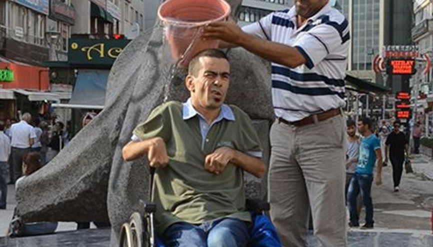 Engelsiz adamdan ALS hastalarına destek