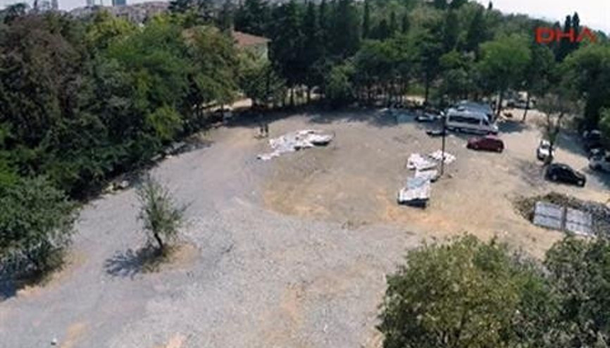 Hababam Sınıfının çekildiği yerde ağaçlar kesiliyor
