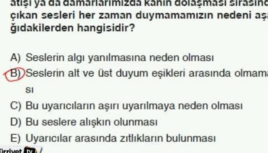 SEÇMELİ SORULARIN ÇÖZÜMLERİ