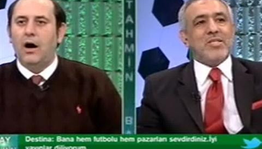 Canlı yayında büyük gaf
