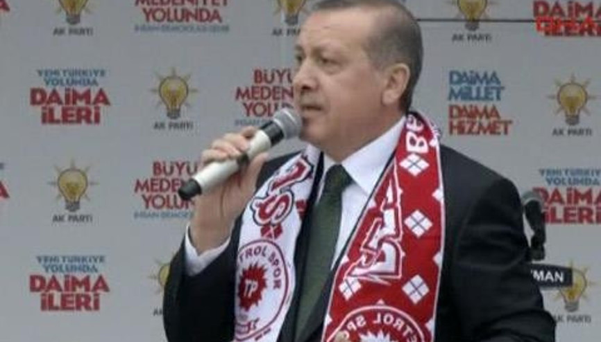 ERDOĞAN: SAKIN EN UFAK YAZI YAZMAYIN