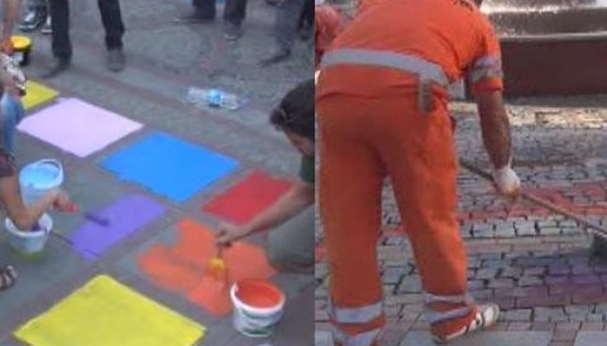 ÖĞRENCİLER BOYADI, BELEDİYE SİLDİ