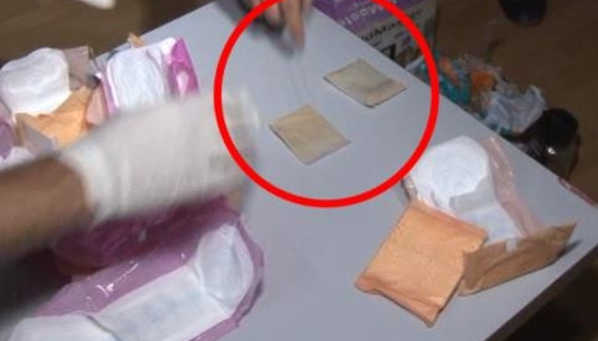 KADIN PEDİ İÇİNDE EROİN YAKALANDI