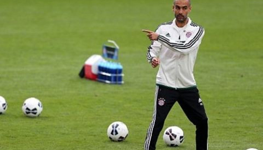Guardiola oyuncularıyla yarıştı