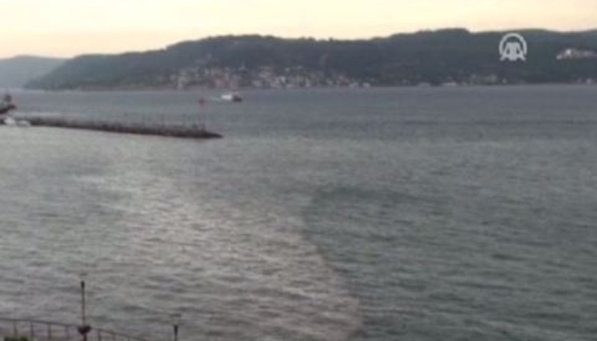 Çanakkale Boğazının rengi değişti