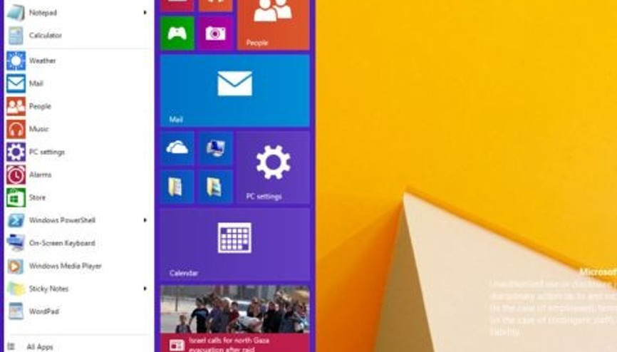 Windows 8e Başlat Menüsü bu defa cidden geliyor
