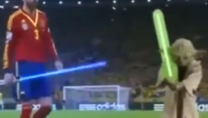 Futbolcuların gol sevinçlerini montajlamak