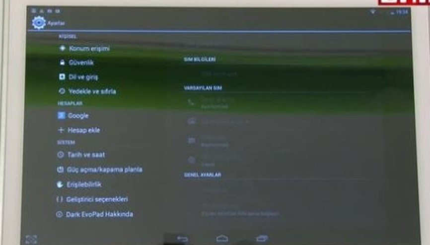 Dark EvoPad 3G M1040 video inceleme
